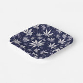 Zwart Kleur Stijl Ontwerp Mode 🍁 Stijl Papieren Bordje (Gebogen)