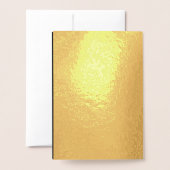 Zwart Kleur Zakelijk Merk op Folie Kaart (Met envelop)