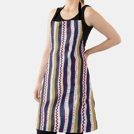 Zwart kleurencombinatie schort