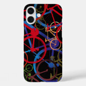 Zwart kleurenfietsen Case-Mate iPhone case (Achterkant)