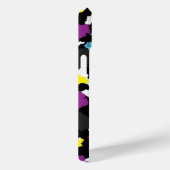 Zwart Kleurrijk Onregelmatig Abstract Case-Mate iPhone Case (Achterkant / Rechts)