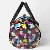 Zwart Kleurrijk Onregelmatig Abstract Plunjezak (Rechts)