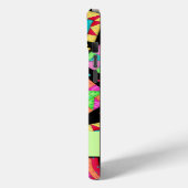 Zwart & Kleurrijk Patchwork Quiltblok Aangepast Case-Mate iPhone Case (Achterkant / Links)