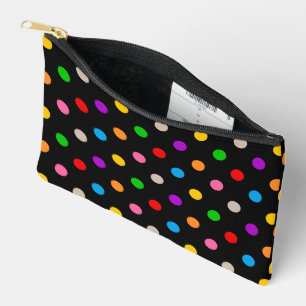 Zwart Kleurrijk Regenboog Stippen Design Etui