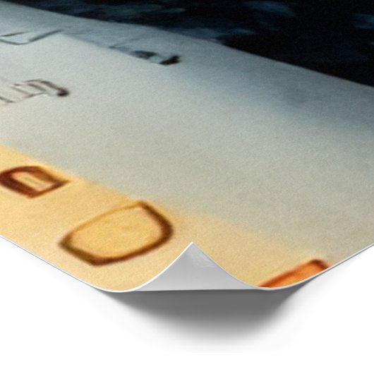 Zwart kleverschilderen van katten poster (Hoek)