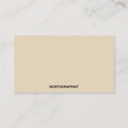 Zwart Koe Silhouet Visitekaartje (Achterkant)