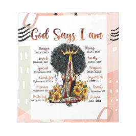 Zwart Koningin Melanine Vrouw Bruin Huid Sista Mag Notitieblok