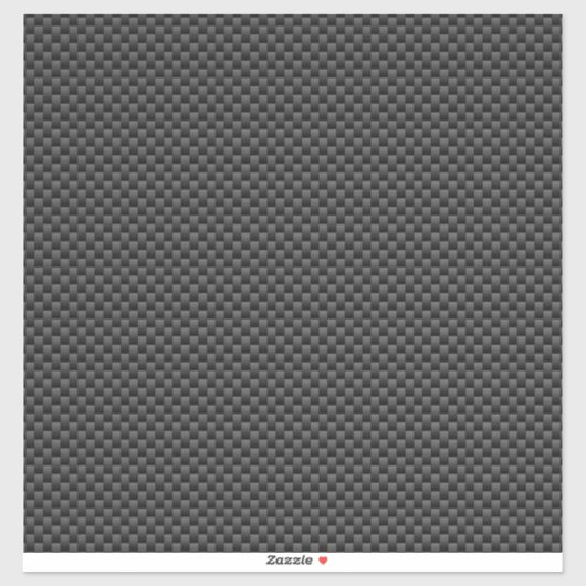 Zwart koolstofvezel stijl Afdrukachtergrond Sticker (Vel)