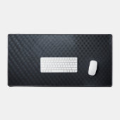 zwart-koolstofvezel weefmacro bureaumat (Keyboard & Muis)