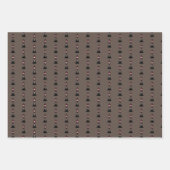 Zwart koppapier inpakpapier vel (Voorkant 2)