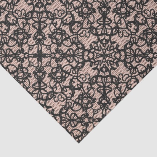 Zwart  kostuum - ontkoppelingskraft tissuepapier (Detail)