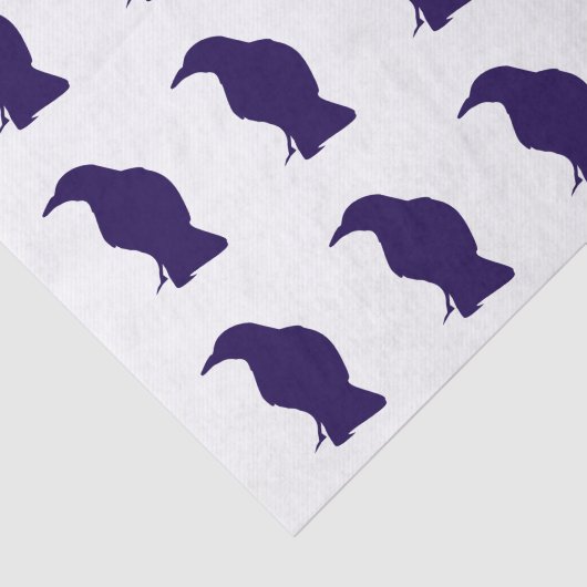 zwart kraaienpapier tissuepapier (Detail)