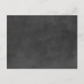  zwart krijtbord bruiloft tafel nummer briefkaart (Achterkant)