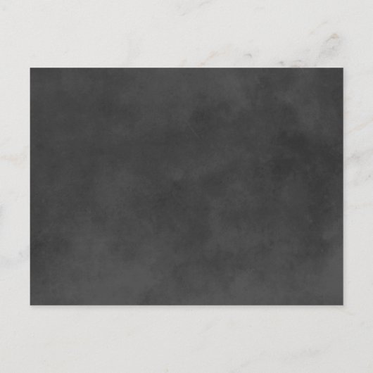  zwart krijtbord bruiloft tafel nummer briefkaart (Achterkant)