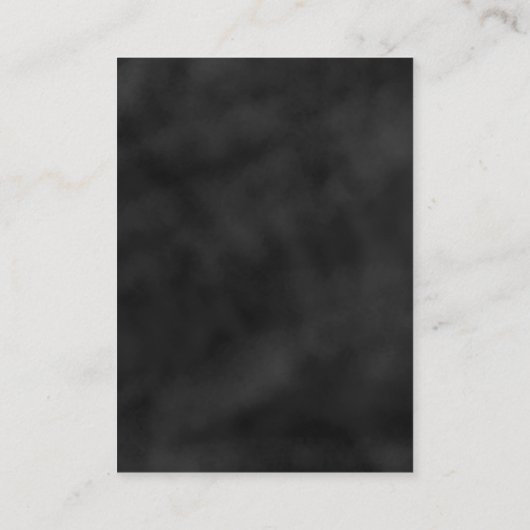 Zwart krijtbord String Lights Wishing Well Informatiekaartje (Achterkant)