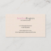 Zwart Kroonluchter Beige Achtergrond Interieur Ont Visitekaartje (Achterkant)