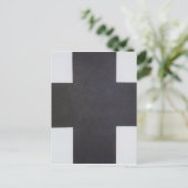 Zwart Kruis door Kazimir Malevich Briefkaart (Staand voorkant)