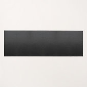 Zwart kunstleder yogamat (Voorkant (horizontaal))