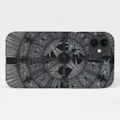 Zwart kunstontwerp Case-Mate iPhone case (Achterkant (horizontaal))