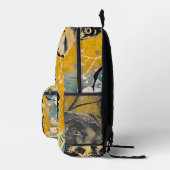 Zwart lab bedrukte rugzak (Rechts)