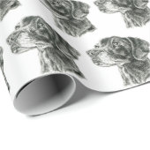 Zwart lab cadeaupapier (Rol Hoek)