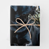 Zwart lab-dieren Gezelschapsdieren Glas in lood-om Inpakpapier Vel (In situ)