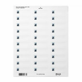 Zwart lab etiket (Full Sheet)