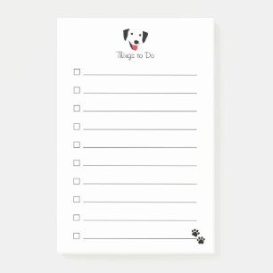 Zwart Lab Face Post-it® Notes