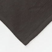zwart lab fleece deken (Hoek)