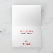 Zwart lab: Kerstmis — Labrador Puppy Cute Dog Feestdagen Kaart (Binnen)