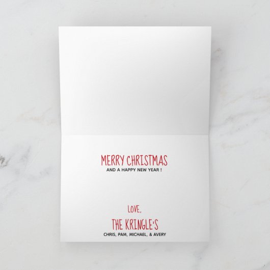 Zwart lab: Kerstmis — Labrador Puppy Cute Dog Feestdagen Kaart (Binnen)