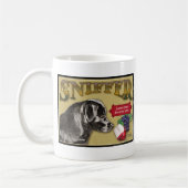 Zwart lab koffiemok (Links)