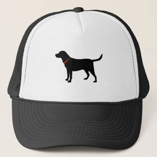 zwart lab, labrador Retriever Trucker Pet (Voorkant)