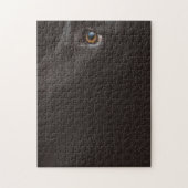 zwart lab legpuzzel (Verticaal)