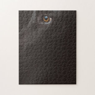 zwart lab legpuzzel