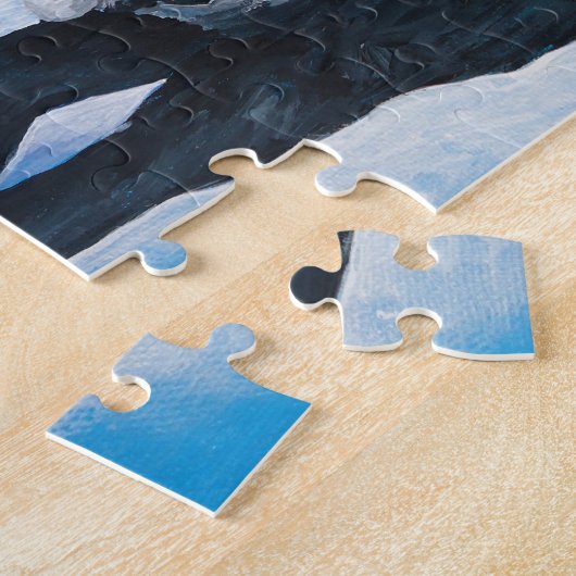 Zwart lab legpuzzel (Zijkant)