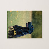 Zwart lab legpuzzel (Horizontaal)