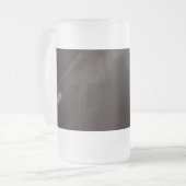 zwart lab matglas bierpul (Voorkant links)