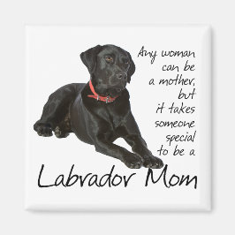 Zwart Lab Moeder Magneet