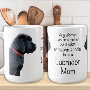 Zwart lab - Moederdag Dog - Labrador mama Koffiemok