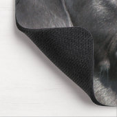 Zwart lab muismat (Hoek)