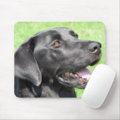 Zwart lab muismat (Met muis)