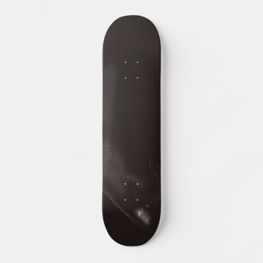 zwart lab persoonlijk skateboard (Voorkant)