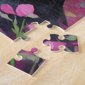 Zwart Lab Portret Moderne Kunst Legpuzzel (Zijkant)