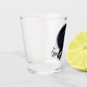 Zwart Lab Puppy Custom Rosey Coonhound Pup Shot Glas (Links)