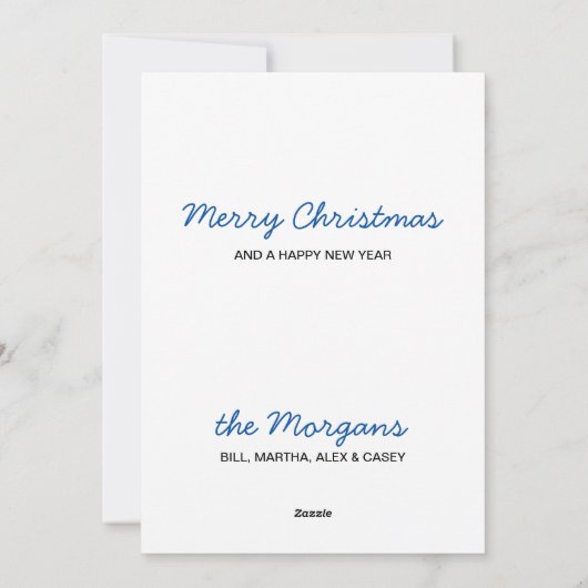 Zwart Lab Vrolijk Kerstmis Labrador Schattige Hond Feestdagenkaart (Achterkant)