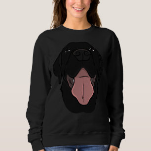 Zwart Lab Zwart Labrador Retriever Zwart Lab Kort Trui