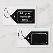 Zwart Label (Voorkant / Achterkant)