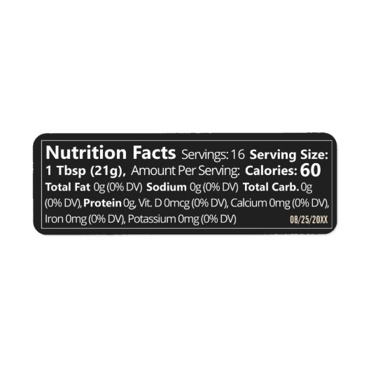 Zwart label Kleine bijenhoningvoeding (Voorkant)