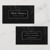 Zwart label voor "Silver Dot Pattern" (Voorkant / Achterkant)